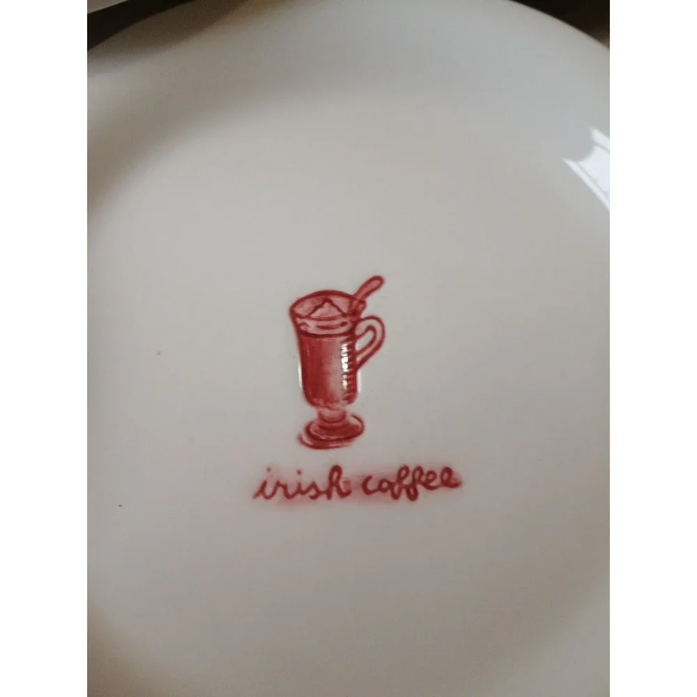 Williams‎ Sonoma Set of 5 Dessert Plates Holiday Hot Drinks Assorted Frstive